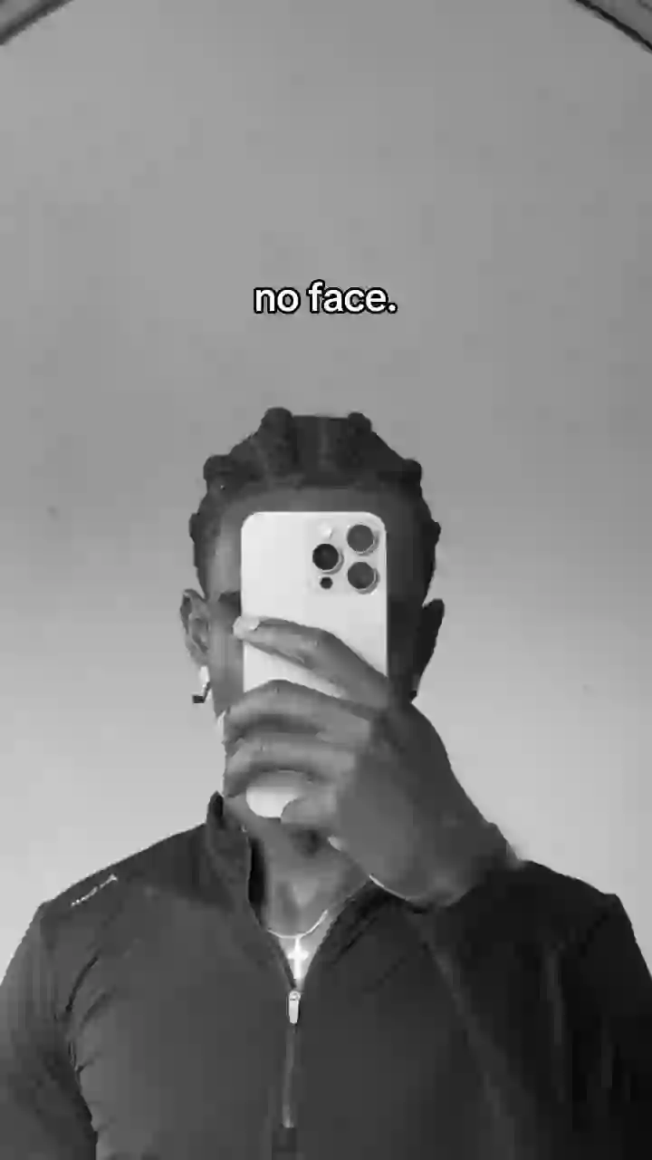 no face.